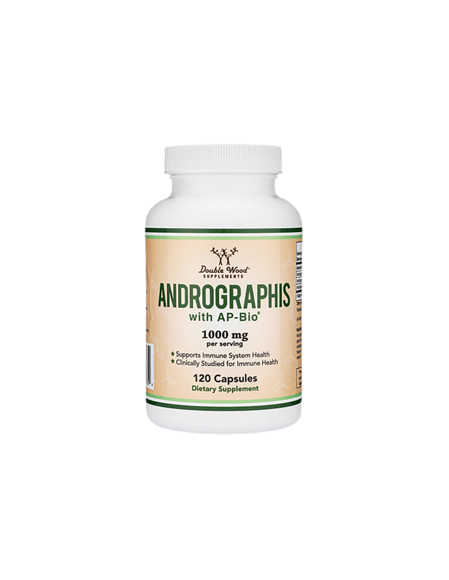 Andrographis with AP-Bio®/ Андрографис, 120 капсули Double Wood - Feel You