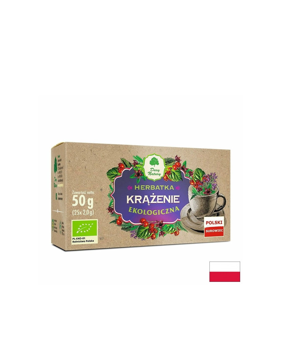 Bylinná čajová oběh Bio, 25 paketů