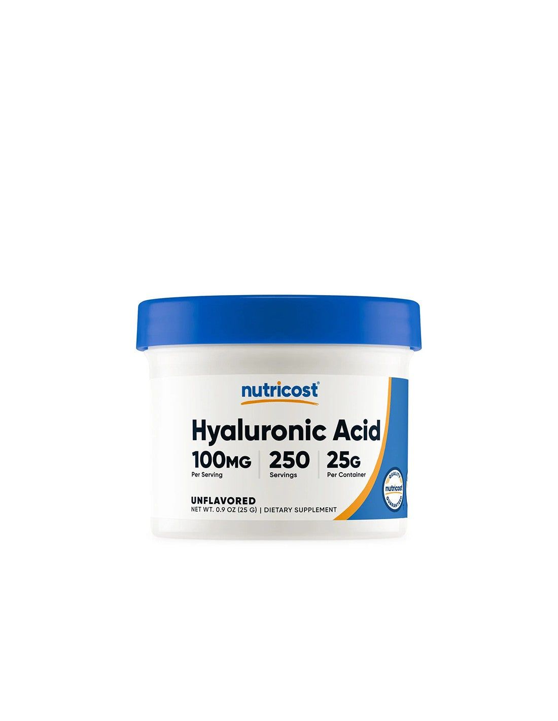Vlasy a pokožka - Kyselina hyaluronová, 25 g <tc>Nutricost</tc> prášek