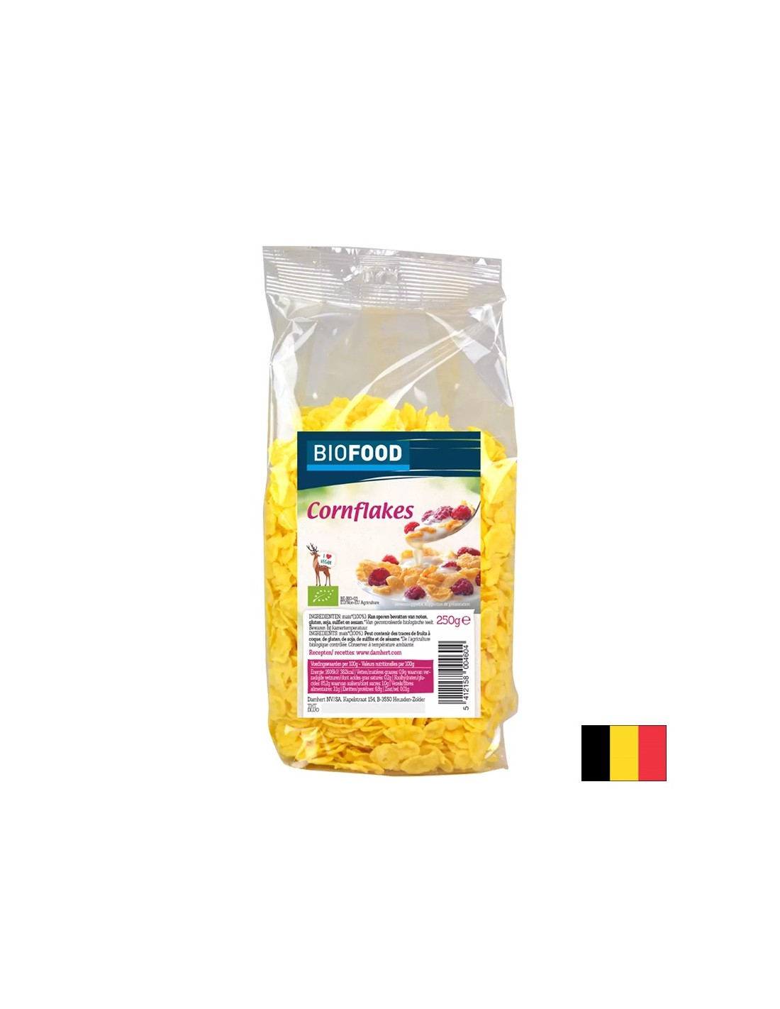 Organické kukuřičné vločky, 250 g