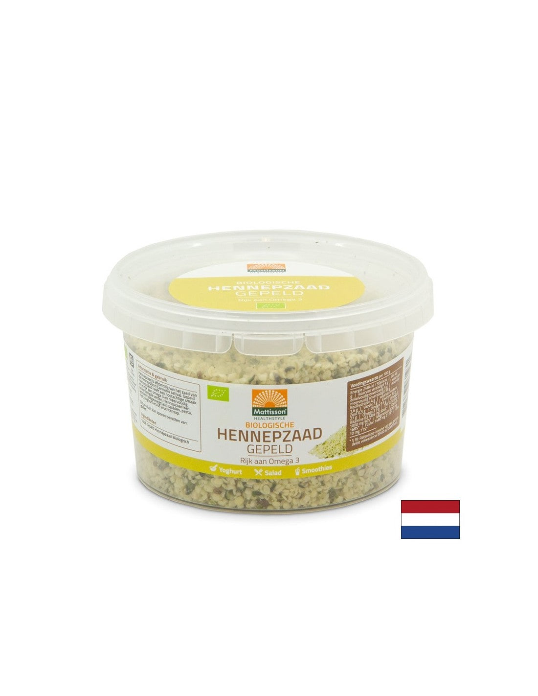 Biografía de semillas de cáñamo (pelado), 250 g