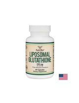 Antioksidantas, kepenų apsauga - liposominis glutationas, 250 mg x 60 kapsulių dviguba mediena