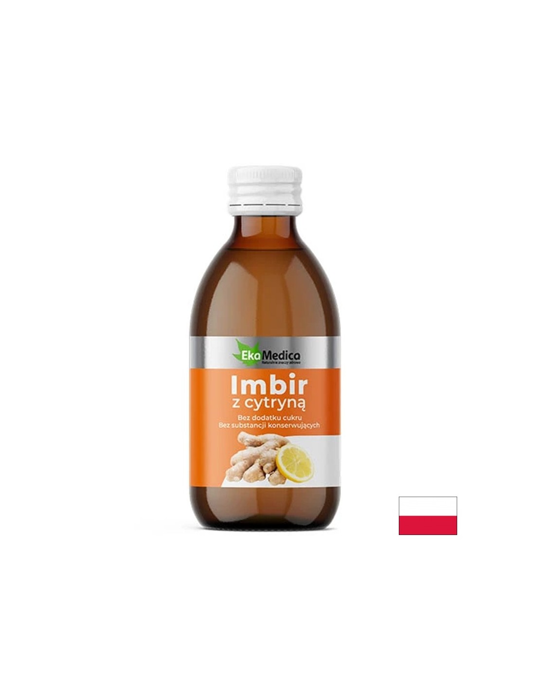 Ginger juice & lemon juice - Good digestion and strong immunity, 250 ml, 25 doses