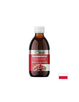 Red Drauwe Jus liwwert Reservolol - Cardiac Tonic an Antioxidant, 250 ml, 25 Dosen