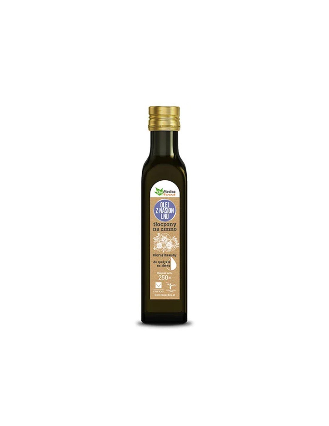 Cold pressed linseed oil + vitamin E, 250 ml