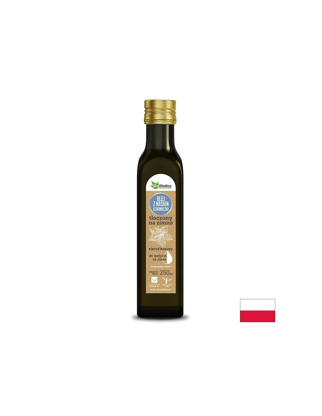 Cold pressed black cumin oil, 250 ml