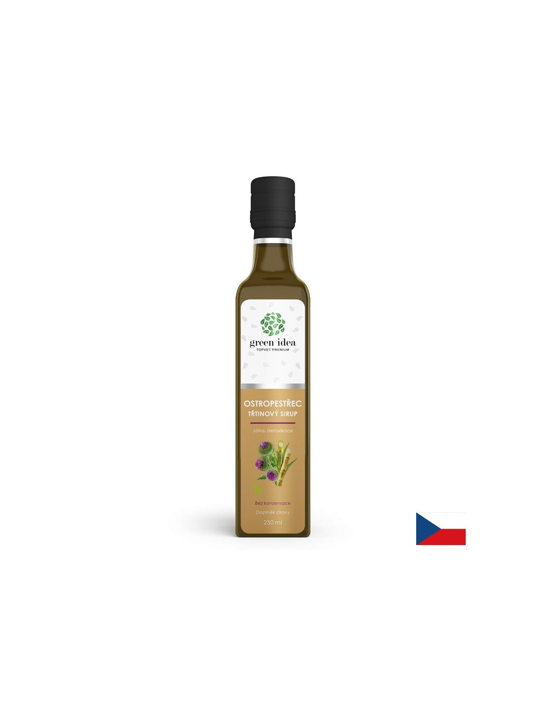 Liver and bile - Milk thistle syrup, 250 ml