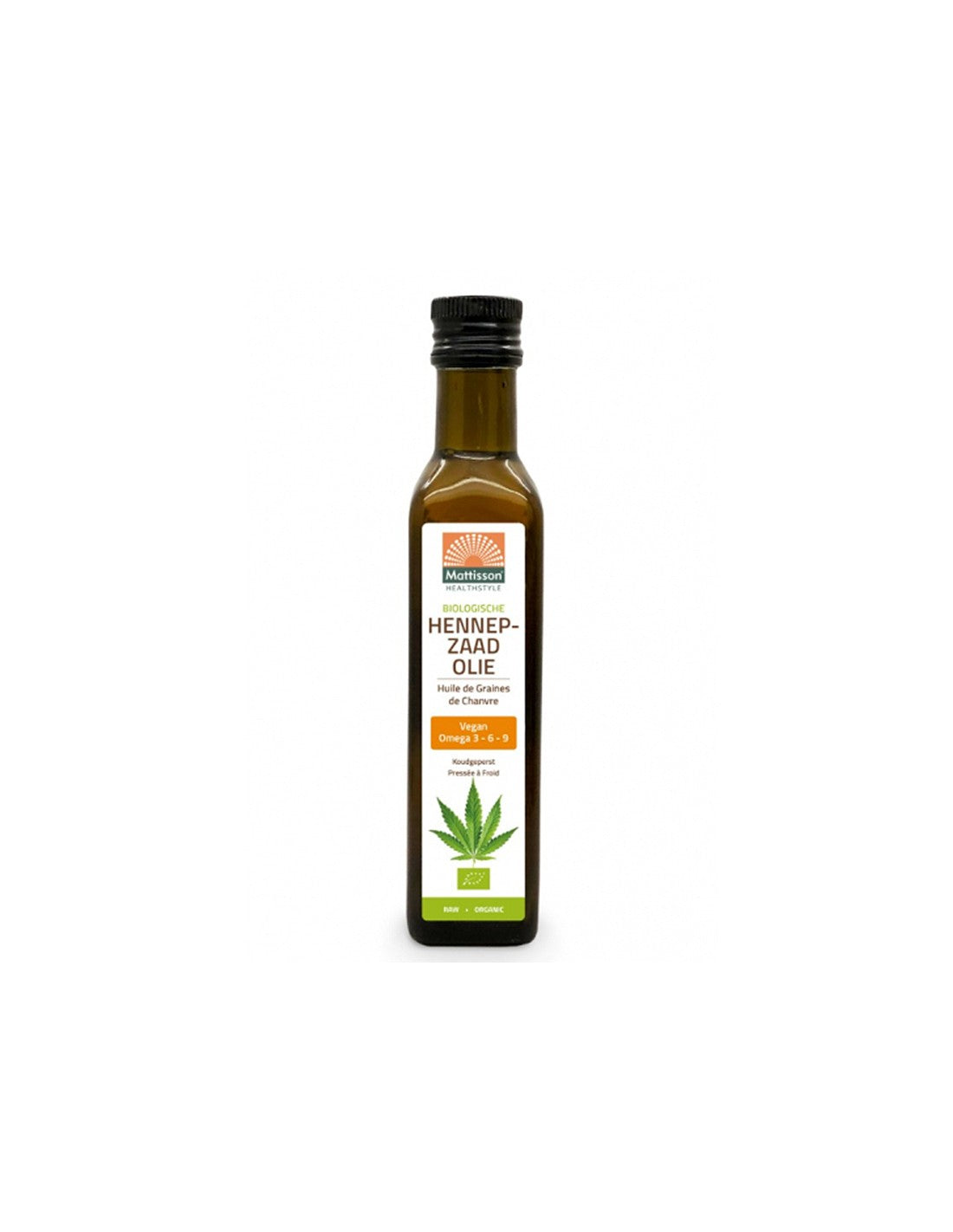 Organic hemp seed oil, 250 ml