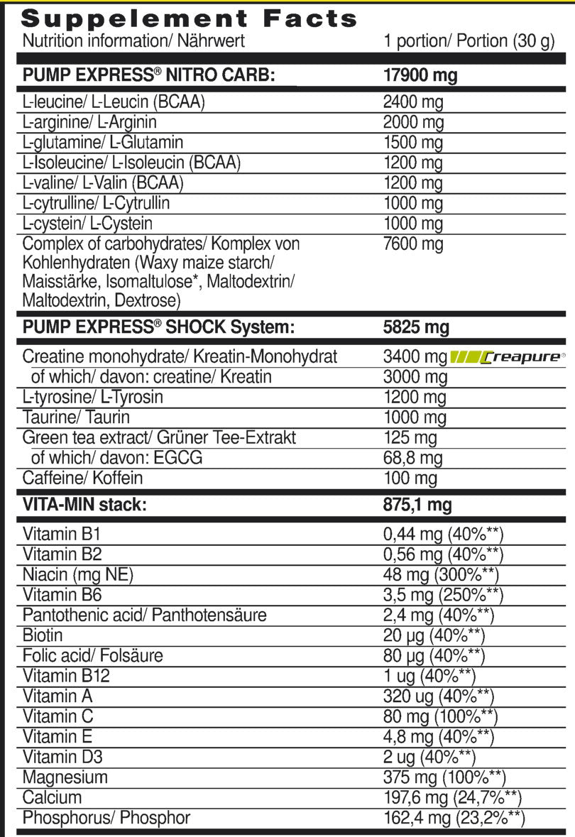 Pump Express 2.0 Concentrat - 660 grame