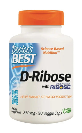 D-Ribose 850 mg - 120 capsules - Nutra Best Europe