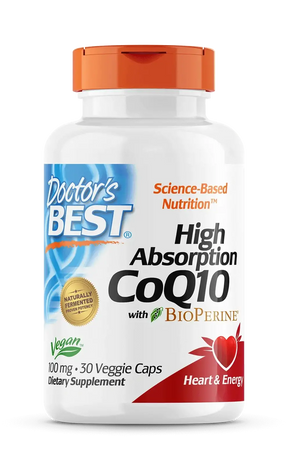 Coenzyme Q10, 30 capsules, Doctor's Best - Nutra Best Europe