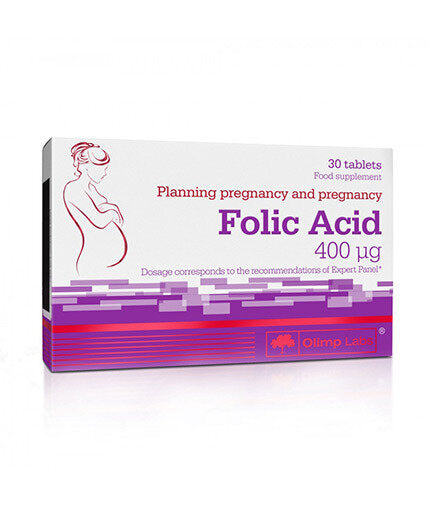 Фолиева Киселина 400 мкг / Folic Acid - 30 таблетки OLIMP - Feel You