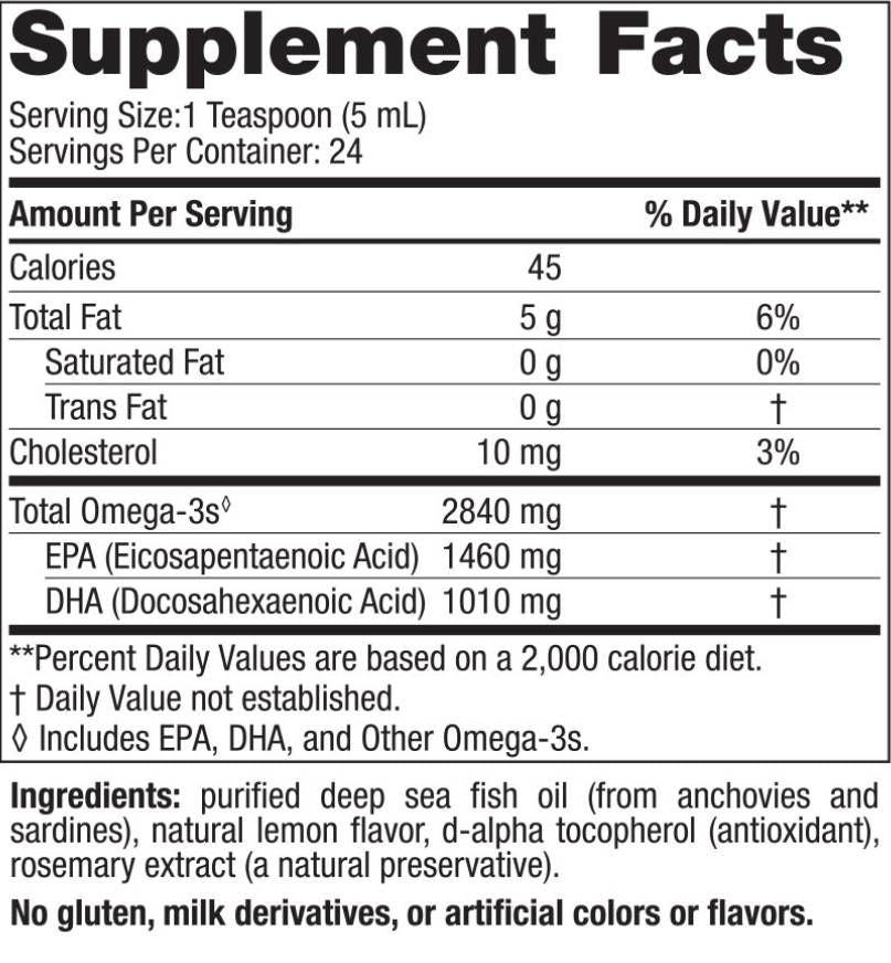 Ultimate omega flësseg 2840 mg - 237 ml