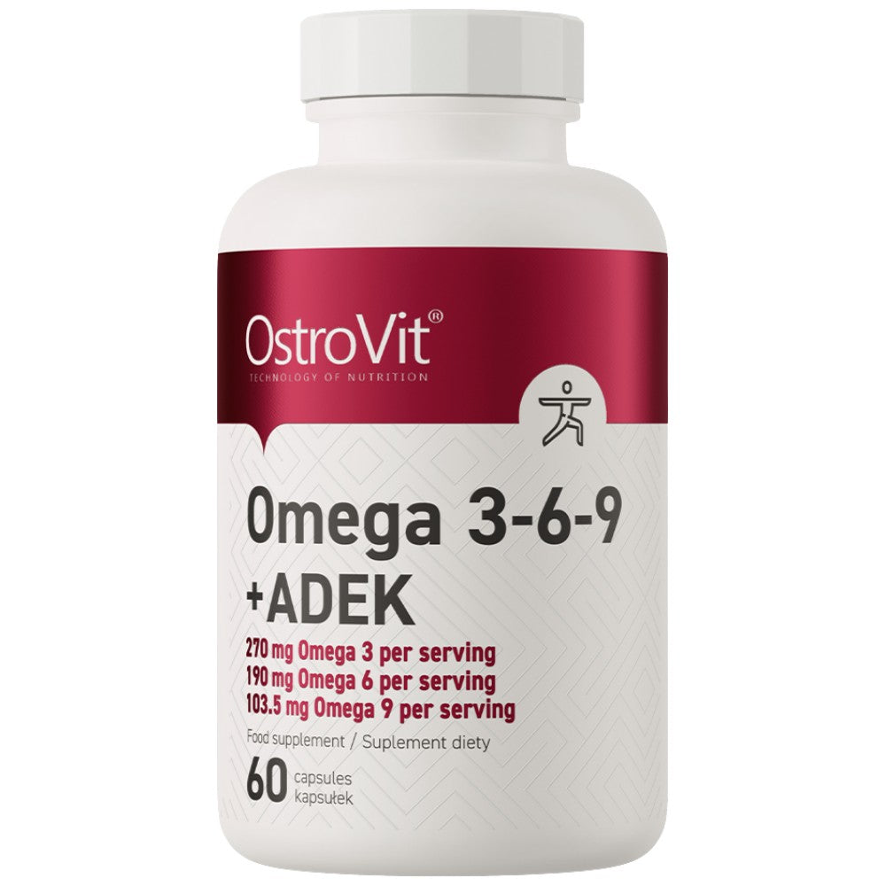 Omega 3-6-9 + ADEK | Vitamin A + D + E + K 60 Гел капсули