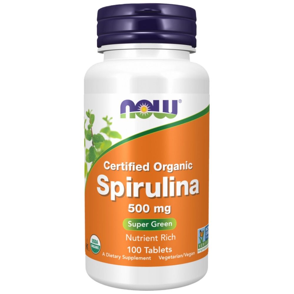 Spirulina 500 mg - 100 tablečių