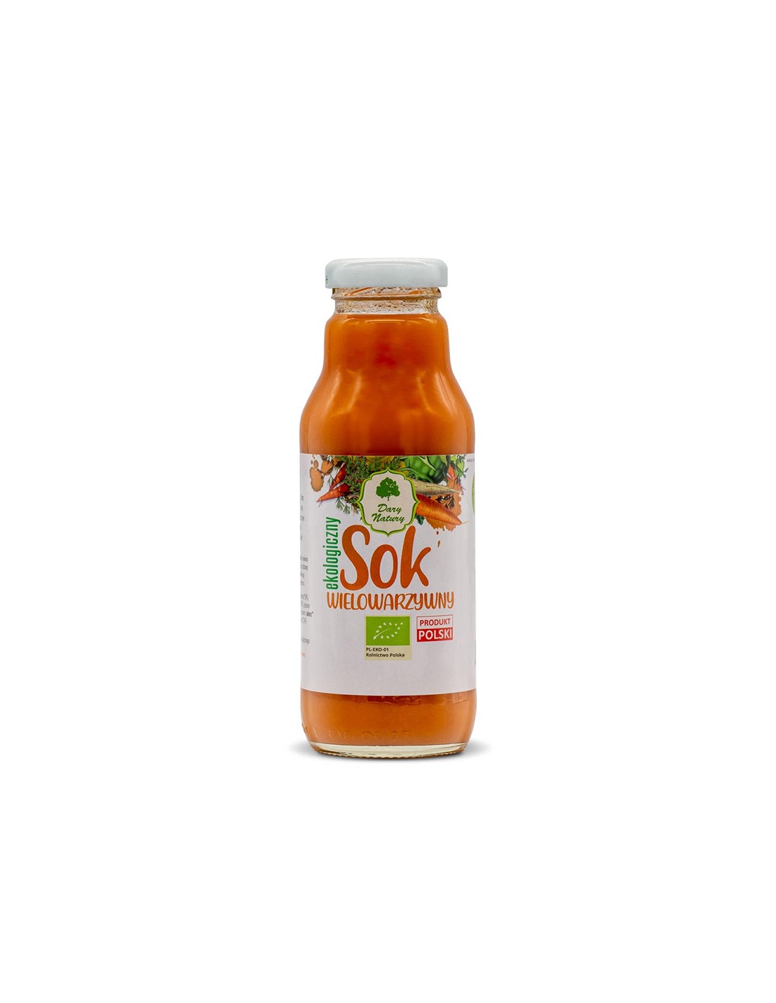 Natural multi-vegetable juice Bio, 270 ml Dary Natury