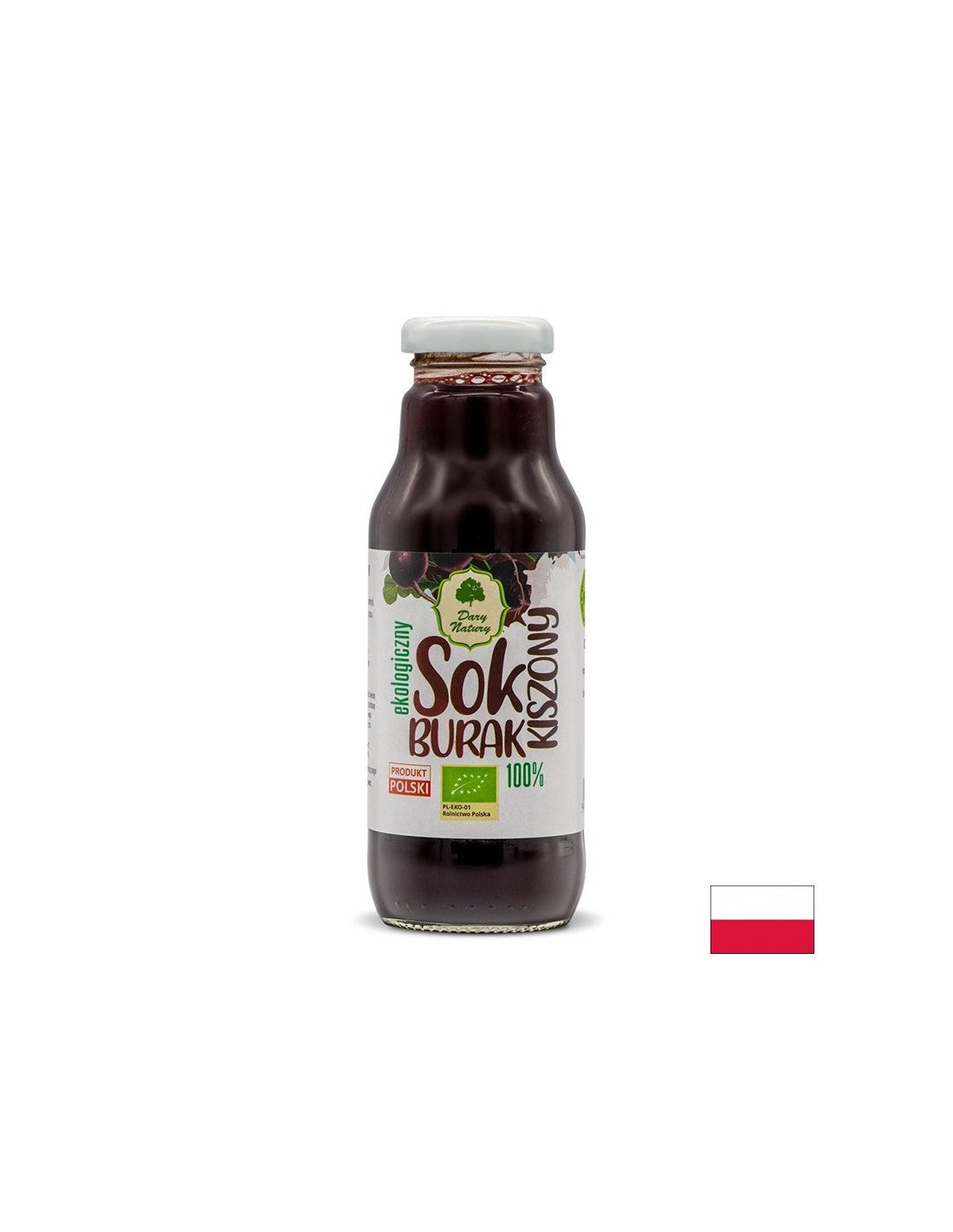 Organic pickled beetroot juice - for anemia and fatigue, 270 ml