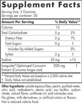 Curcumin Gummies 200 mg - 60 jelly candy