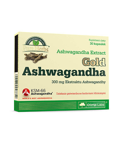 Gold Ashwagandha  30 Caps OLIMP - Feel You