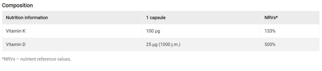 Gold Vit K2 Plus  30 Caps OLIMP - Feel You