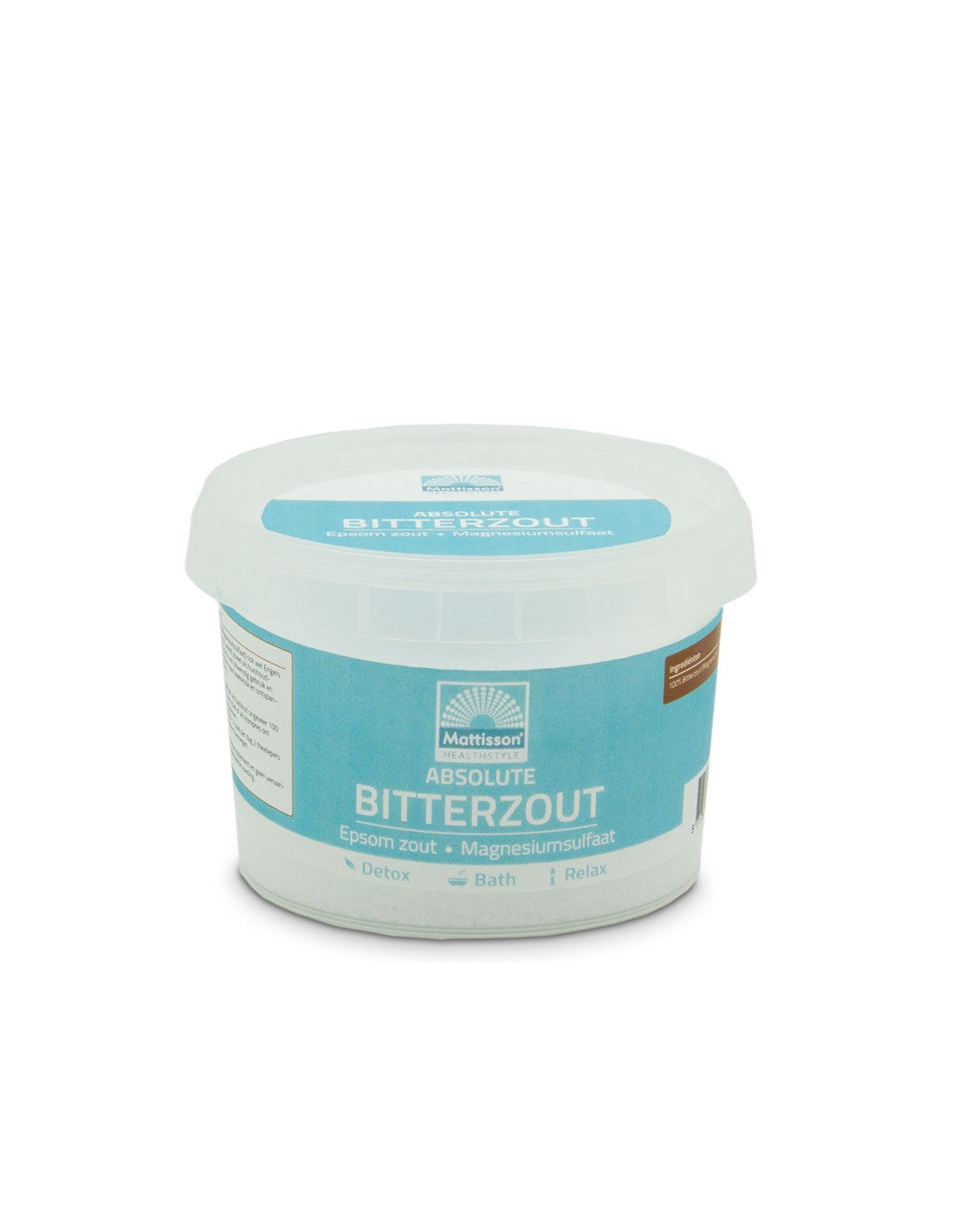 Anglų druska (magnio sulfatas), 275 g Mattisson HealthStyle