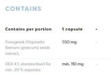 Fenugreek 550 mg - 120 kapsúl