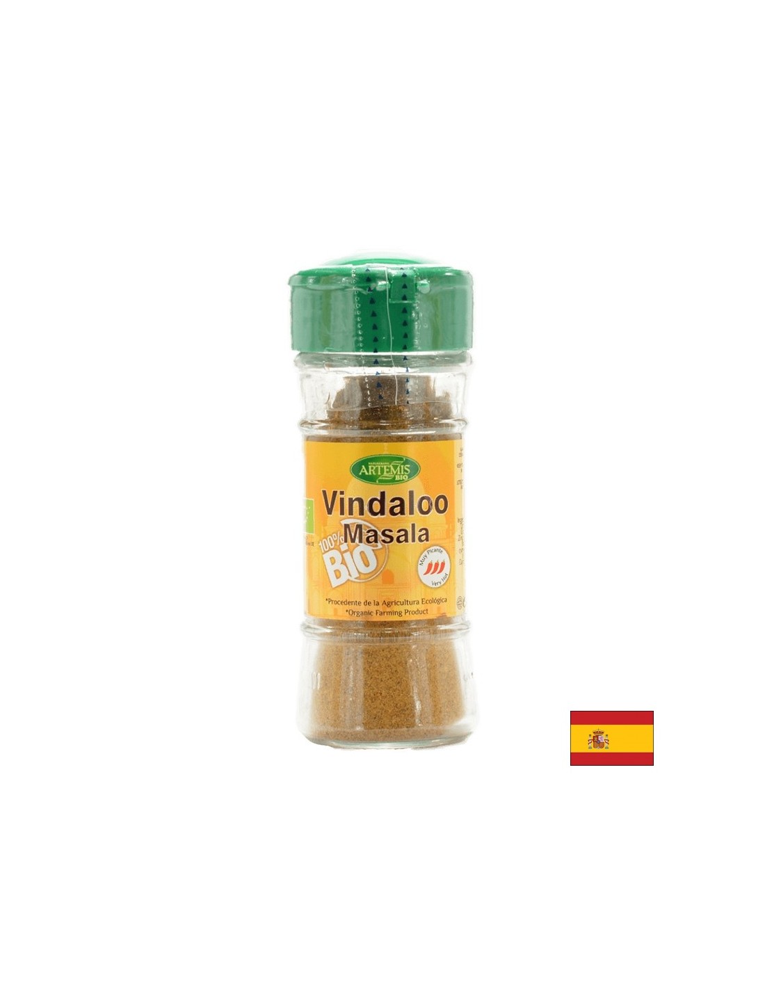 Organické koření - indická směs Vindaloo Masala (super horká), 28g, prášek