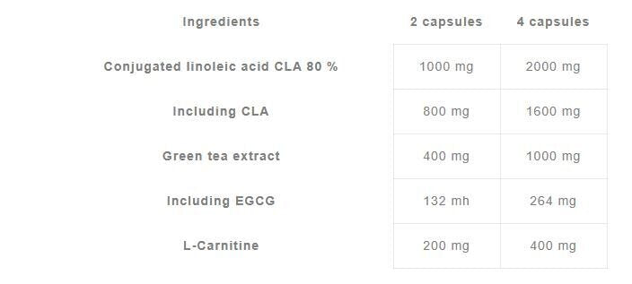 CLA and Green Tea plus L-Carnitine  60 Caps OLIMP - Feel You