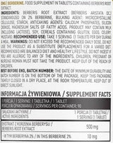 Berberine 500 mg / 90 Tabs OSTROVIT PHARMA - Feel You