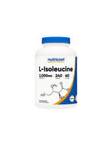 Мускулна маса и издръжливост - Л-Изолевцин (L-Isoleucine), 500 mg х 240 капсули Nutricost - Feel You