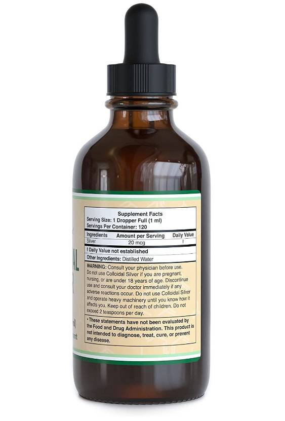 Colloidal Silver 20 PPM - 120 ml