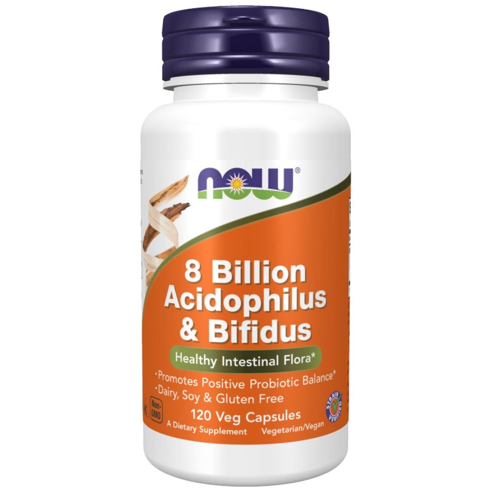 8 Billion Acidophilus & Bifidus - 60 capsules