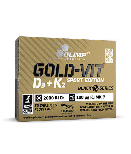 OLIMP Gold-Vit D3 + K2 Sport Edition  60 Caps - Feel You