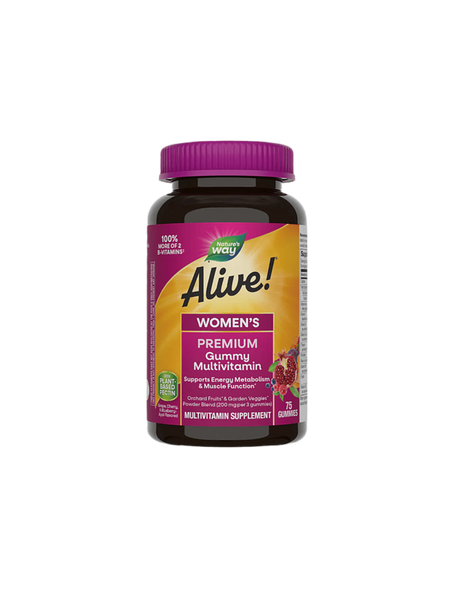 Alive! Women's Gummy Vitamins - 75 Дъвчащи таблетки - Feel You