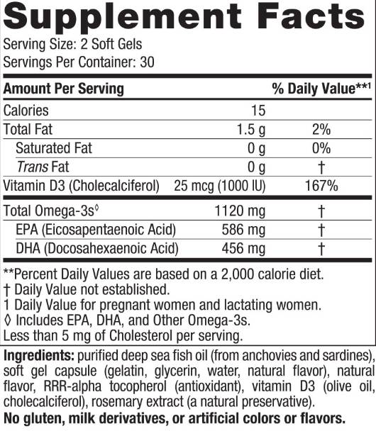 Postnatal Omega-3 - 60 Softgels