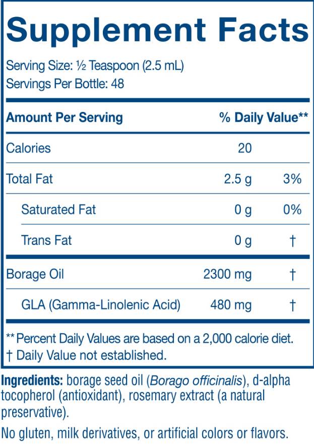 Borage Oil Liquid - 119 ml