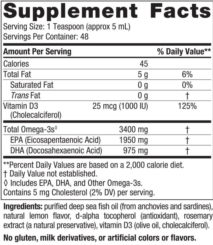 Ultimate Omega Xtra | With Vitamin D3 - 237 ml