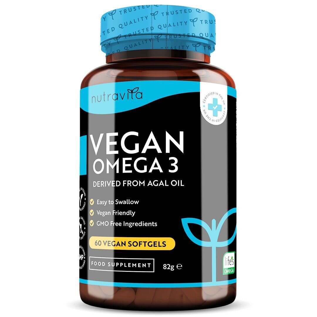 Vegan Omega 3 - 2000 mg /60 vegan gel capsules/