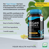 Vegan Omega 3 - 2000 mg /60 vegan gel capsules/