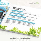 Vegan Omega 3 - 2000 mg /60 vegan gel capsules/