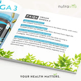 Vegan Omega 3 - 2000 mg /60 vegan gel capsules/