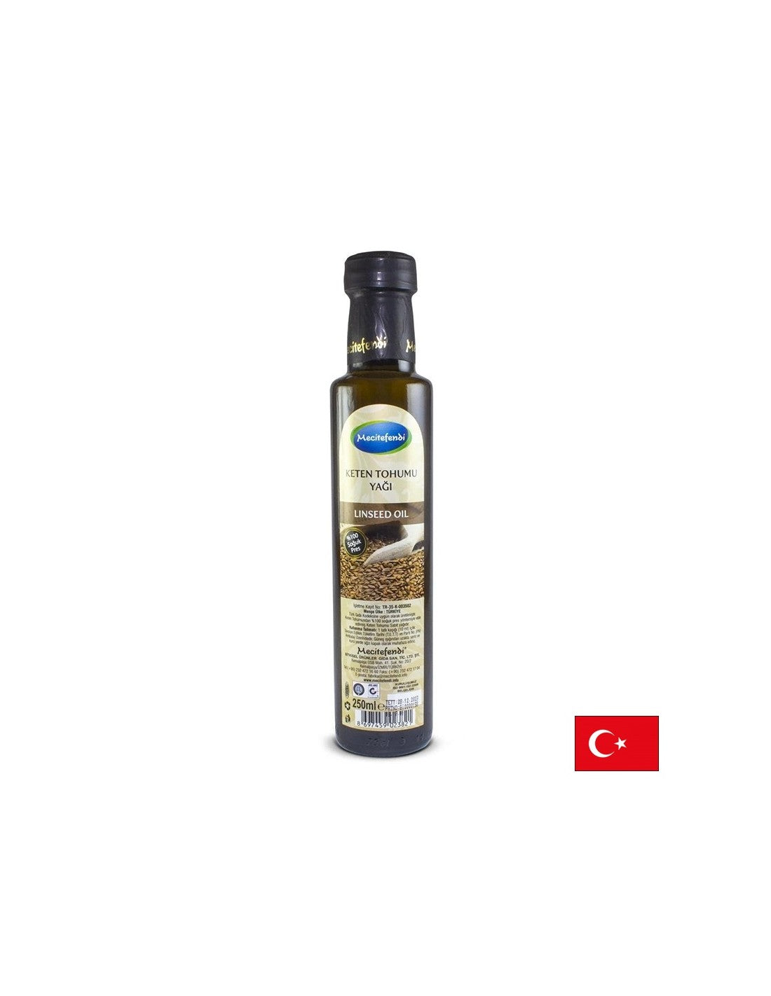 Aceite de linaza (omega-3-6-9) 250 ml, 25 dosis