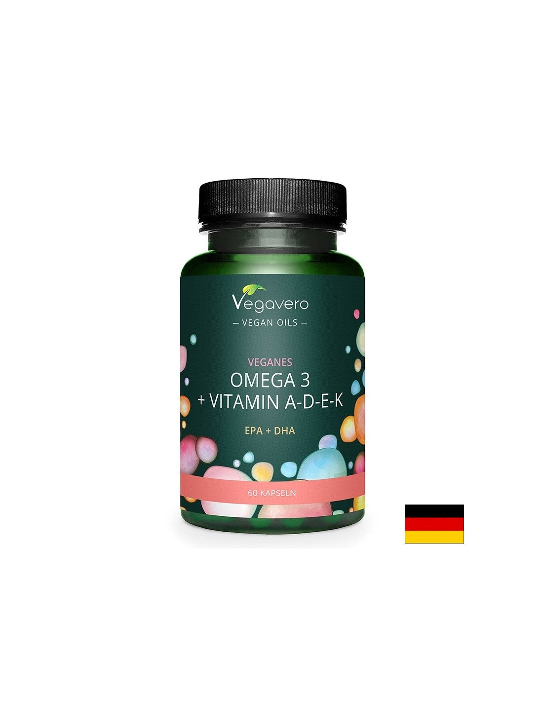 Funkce mozku, vidění a srdce - Omega -3 + Vitamin A, D3, E, K, 60 tobolek