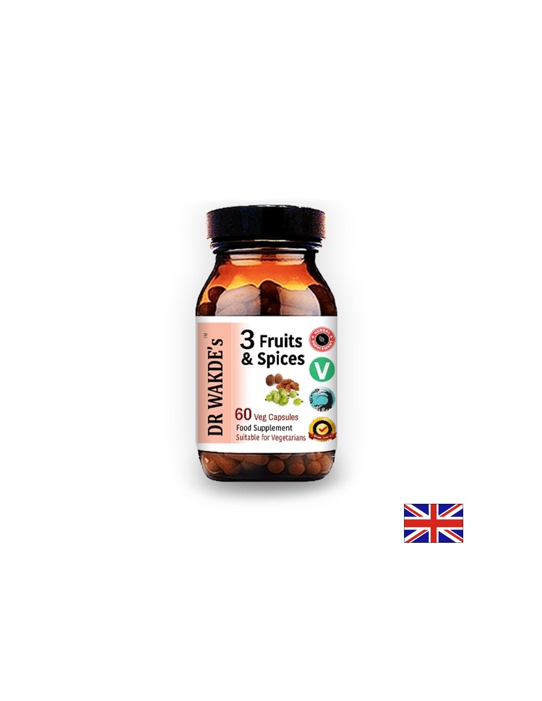 3 ovoce a koření / 3 ovoce a koření Ayurveda, 60 tobolek Dr. Wakde's