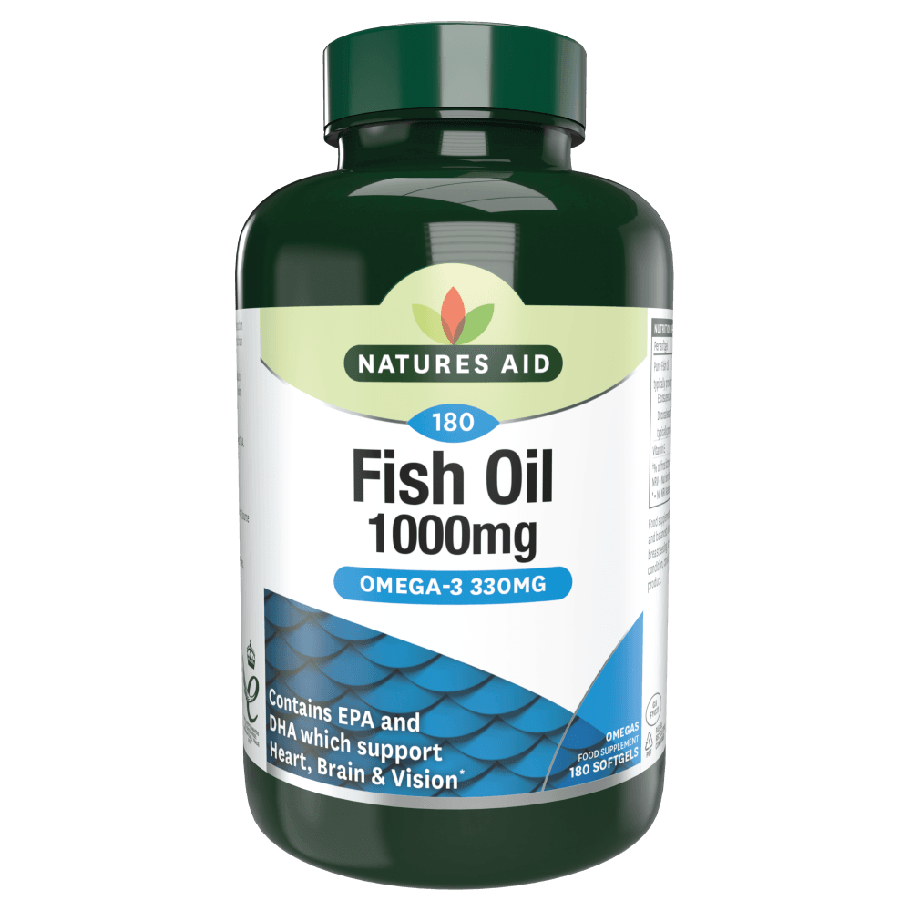 Omega 3 visolie (omega 3 visolie) 1000 mg 180 zachte capsules Naturesaid