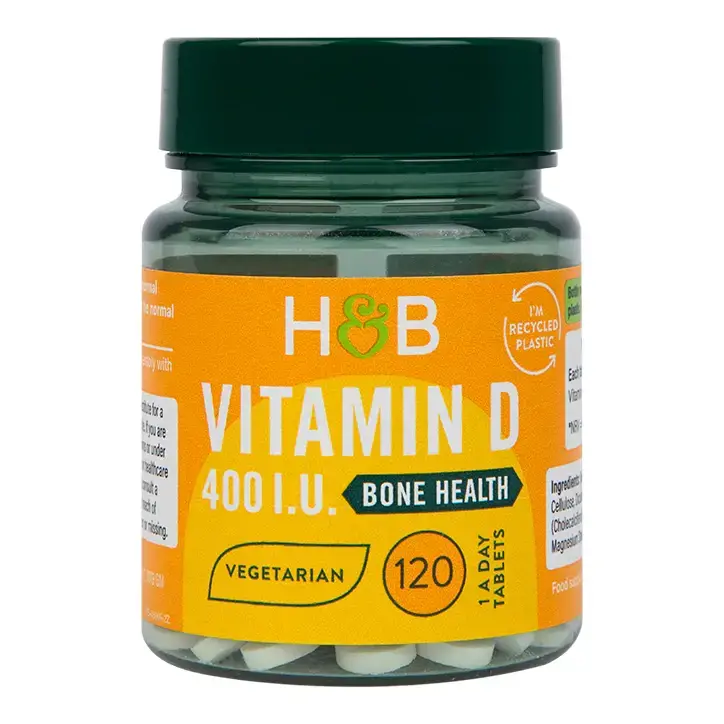 Vitamin D3 (Vitamin D3 400 IU) 10mcg 120 tablets HOLLAND & BARRETT
