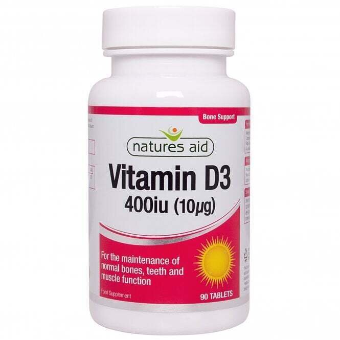 Vitamin D3 (Vitamin D3) 400iu 90 tablets NaturesAid