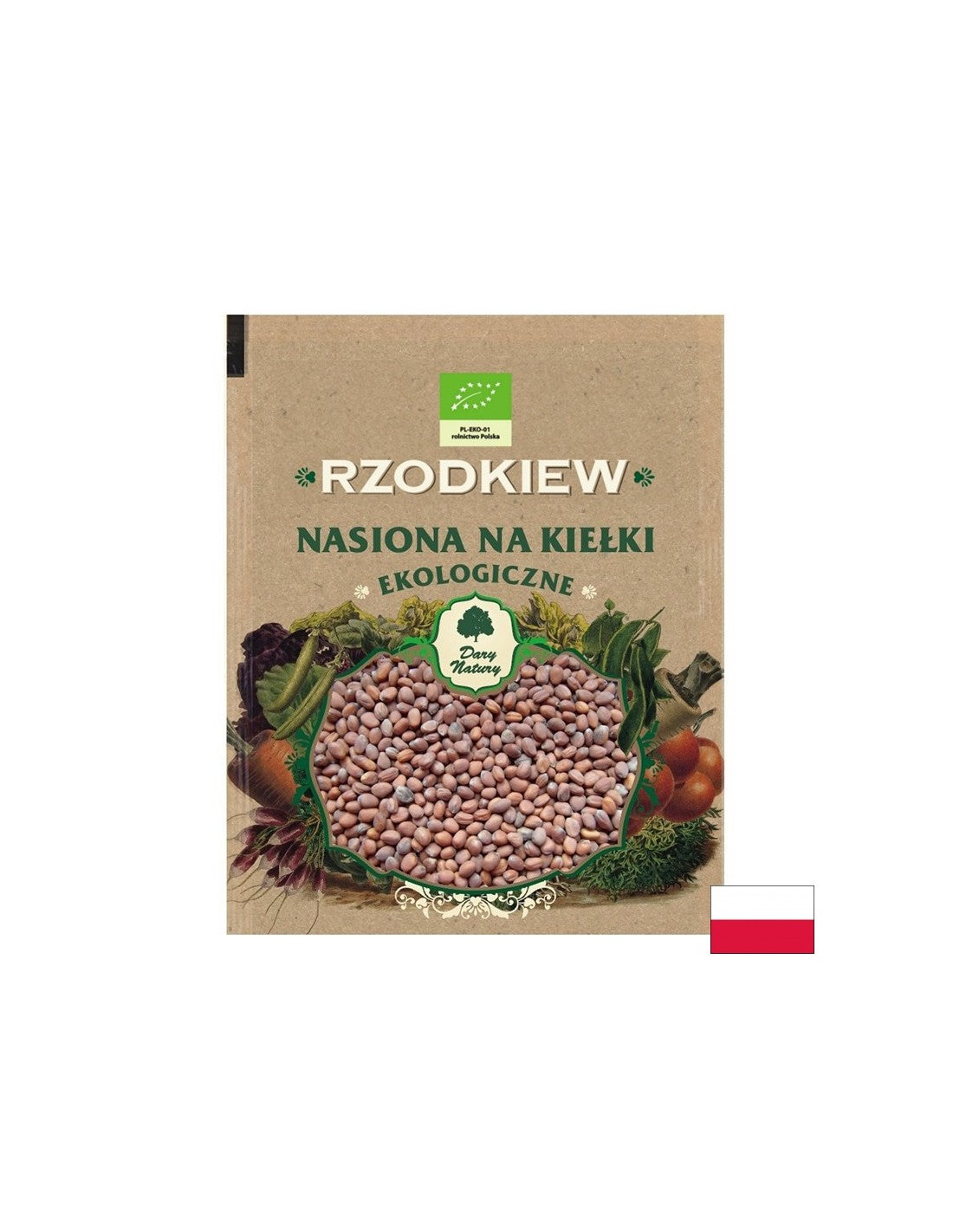 Radishes - Seeds for sprouts Bio, 30 g Dary Natury