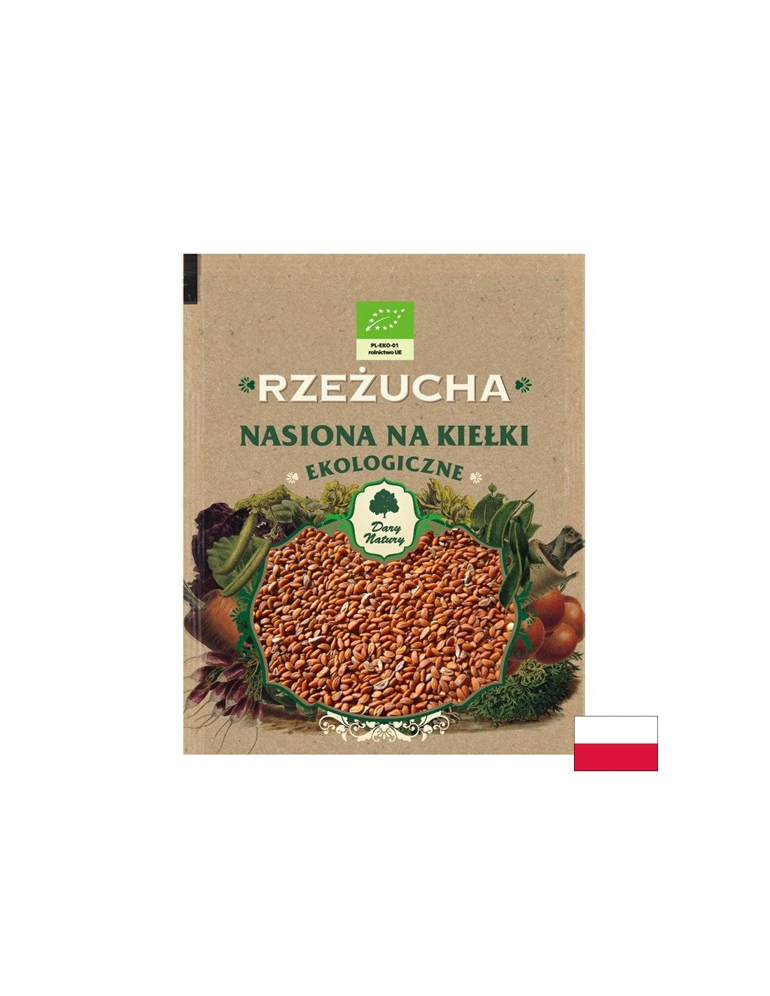 Rukiew wodna - nasiona na kiełki Bio, 30 g <tc>Dary Natury</tc>