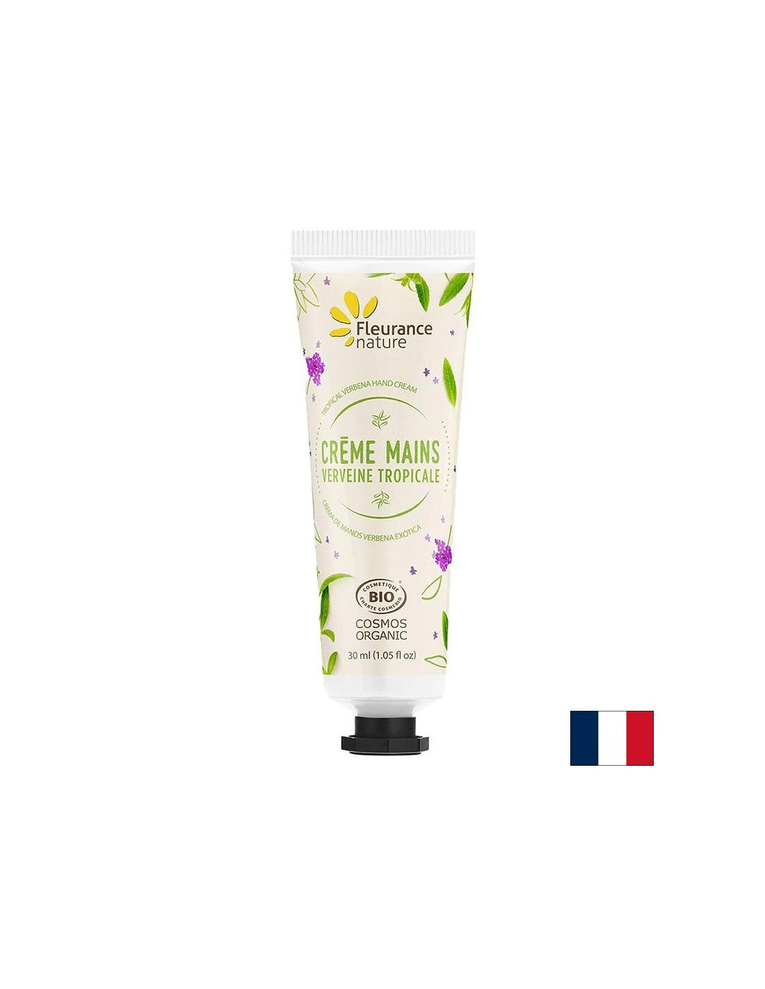 Krém na ruce s tropickou vodou Verbena Leaf, bambucké máslo, aloe vera, 30 ml přírody